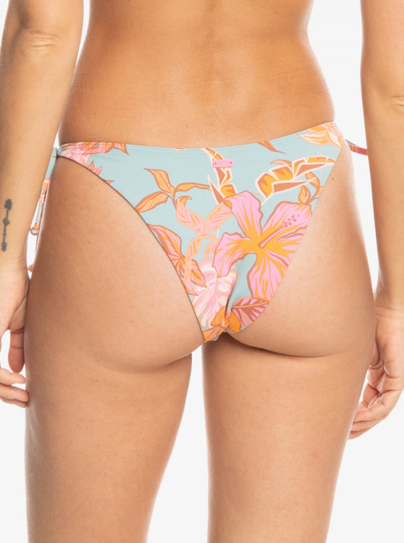 Roxy Printed Beach Classics Cheeky Bikini Bottoms | 52840-HWPO