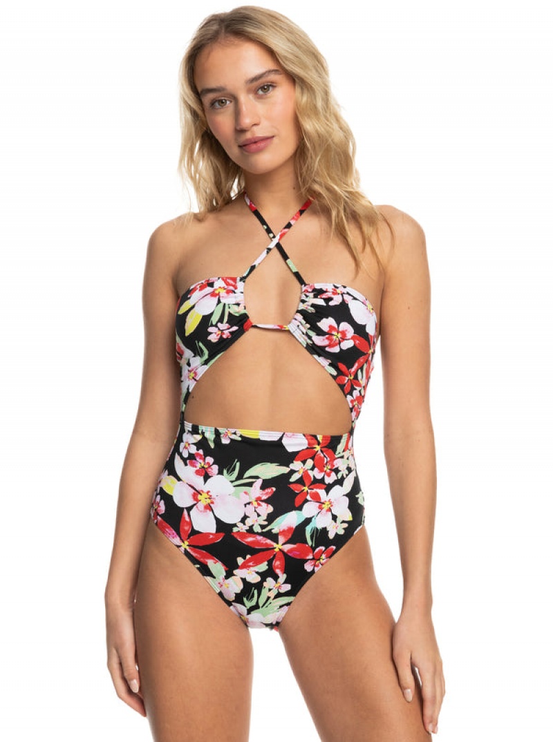 Roxy Printed Beach Classics Fashion One-Piece Swimsuits | 24318-ZBJU