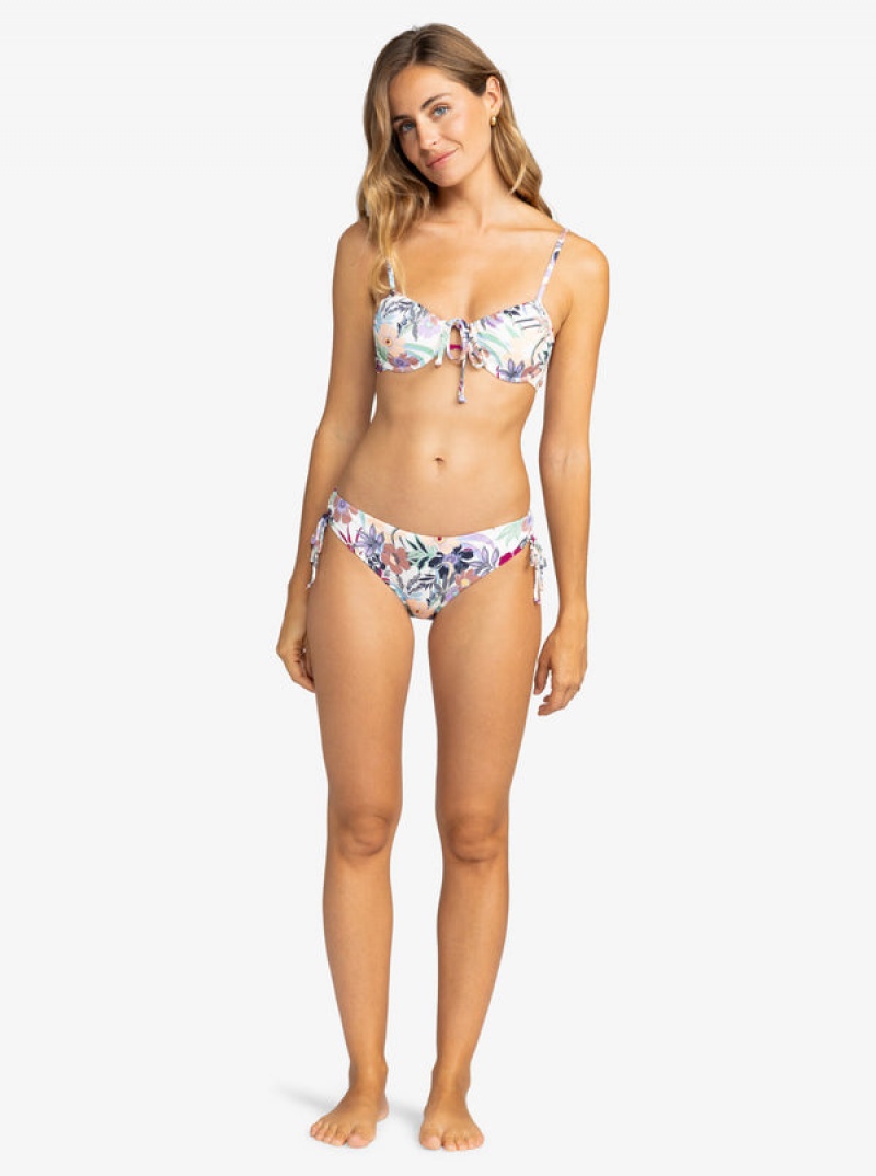 Roxy Printed Beach Classics Hipster Bikini Bottoms | 20765-MXKZ