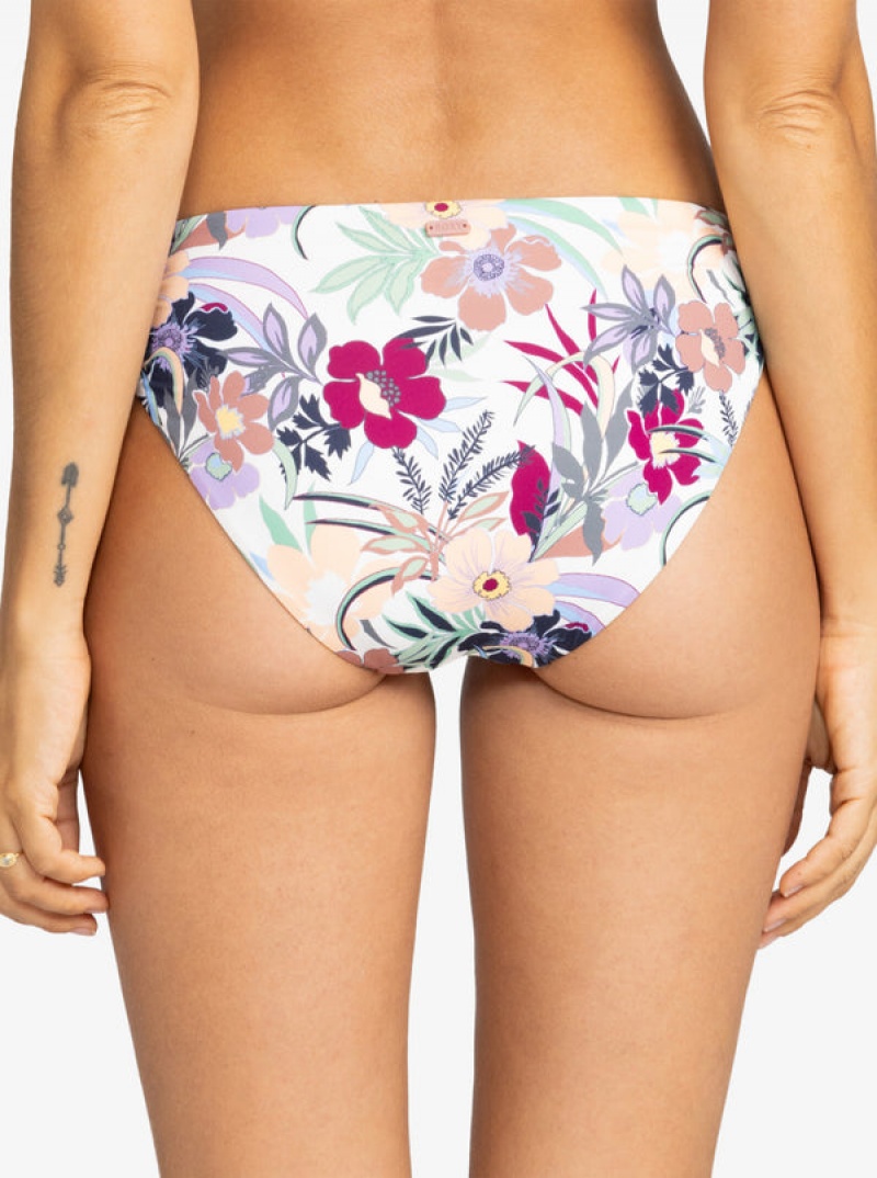 Roxy Printed Beach Classics Hipster Bikini Bottoms | 20765-MXKZ