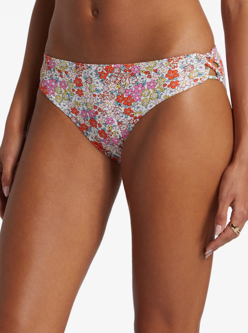 Roxy Printed Beach Classics Hipster Bikini Bottoms | 86012-ZHUK