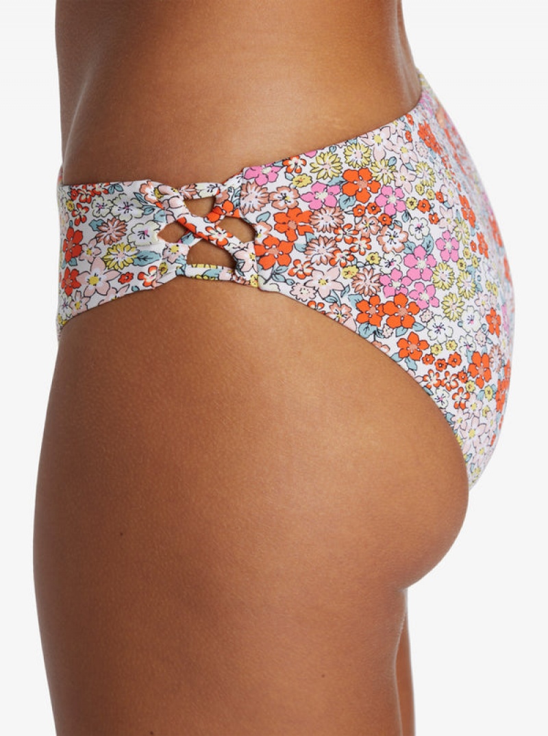 Roxy Printed Beach Classics Hipster Bikini Bottoms | 86012-ZHUK