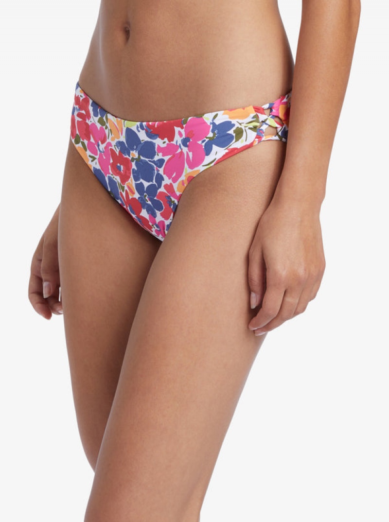 Roxy Printed Beach Classics Hipster Bikini Bottoms | 84592-URAP