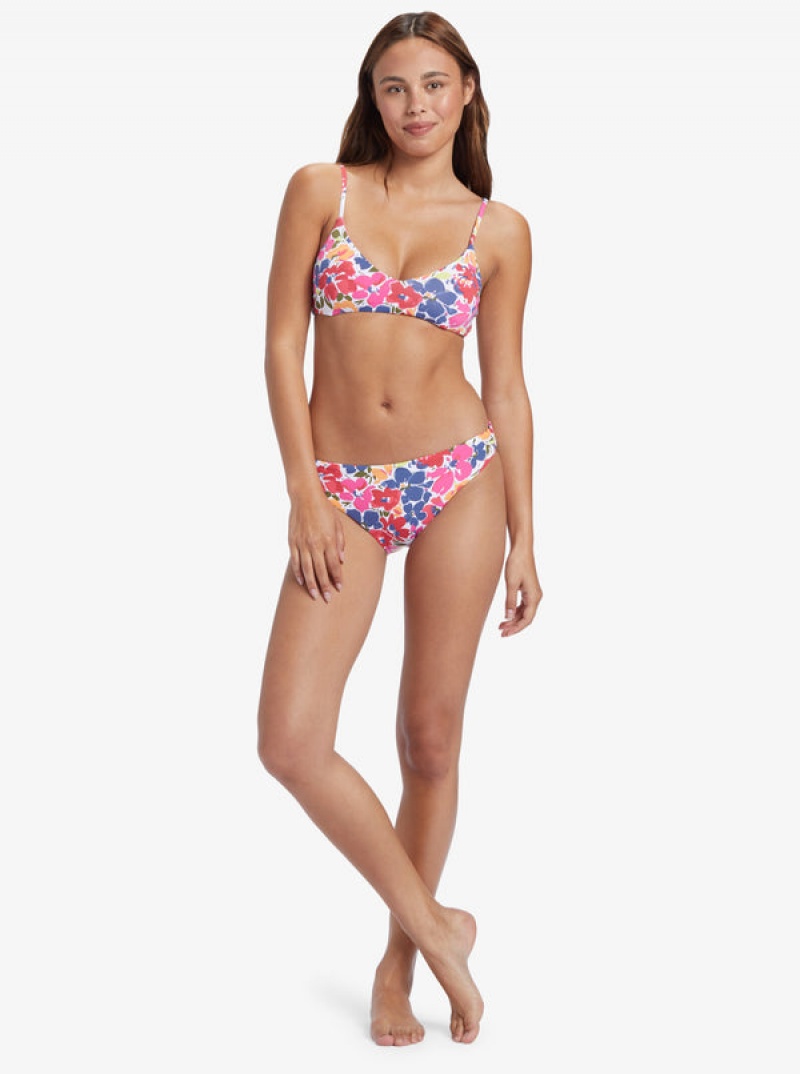 Roxy Printed Beach Classics Hipster Bikini Bottoms | 84592-URAP