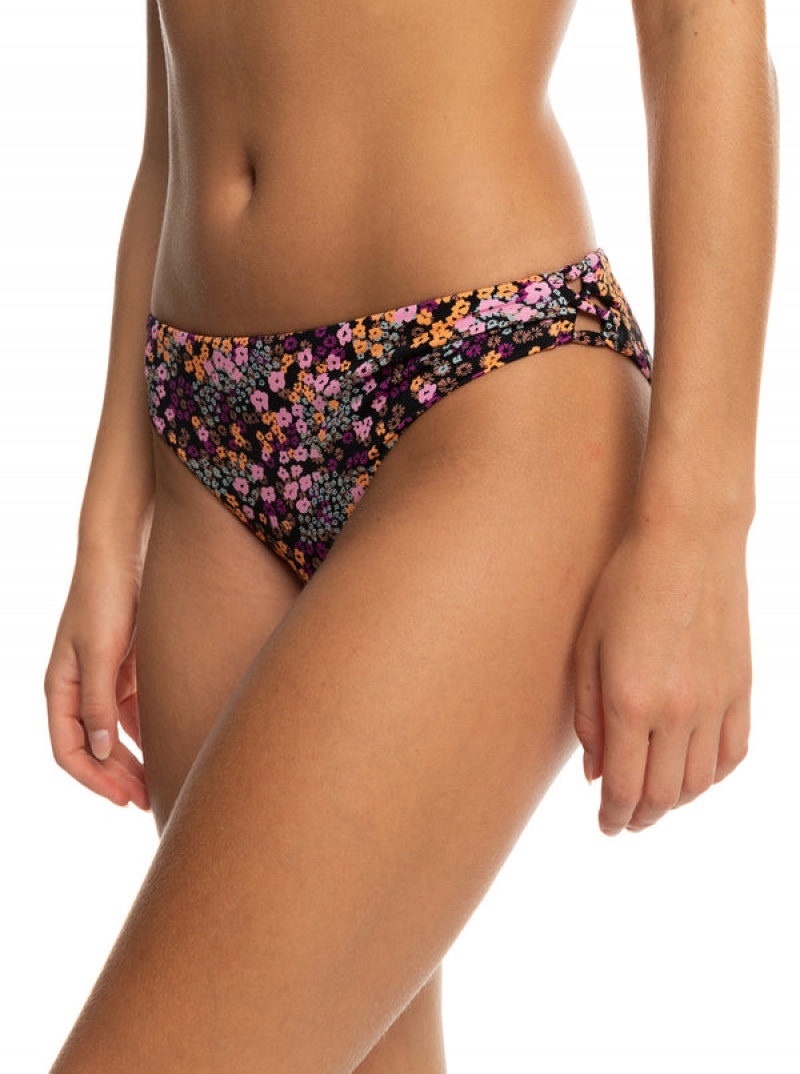 Roxy Printed Beach Classics Hipster Bikini Bottoms | 65397-SAGQ