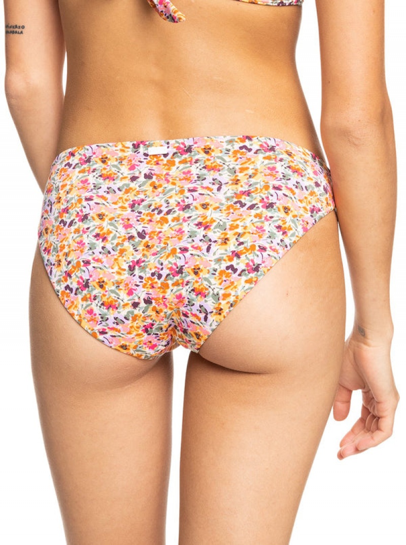 Roxy Printed Beach Classics Hipster Bikini Bottoms | 09825-GVHS