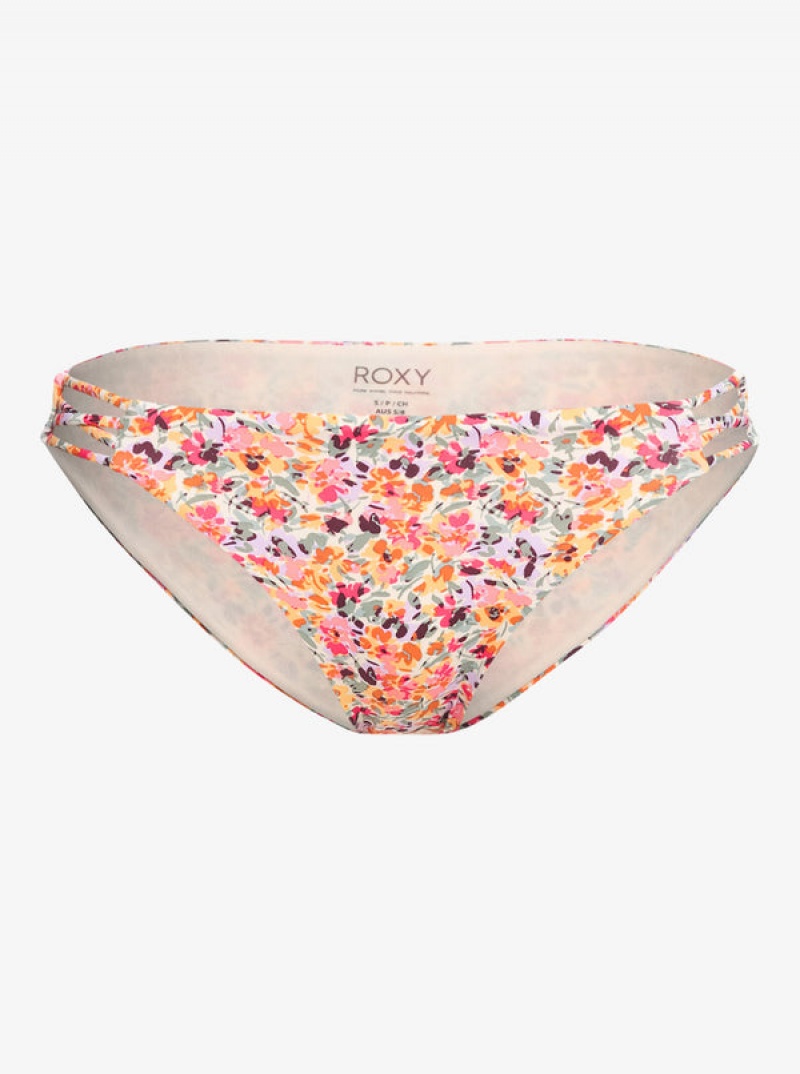 Roxy Printed Beach Classics Hipster Bikini Bottoms | 09825-GVHS