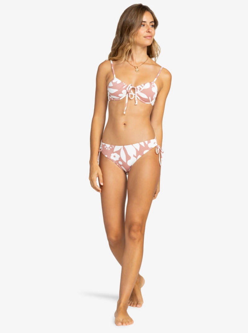 Roxy Printed Beach Classics Underwired Bikini Tops | 24179-TCHK