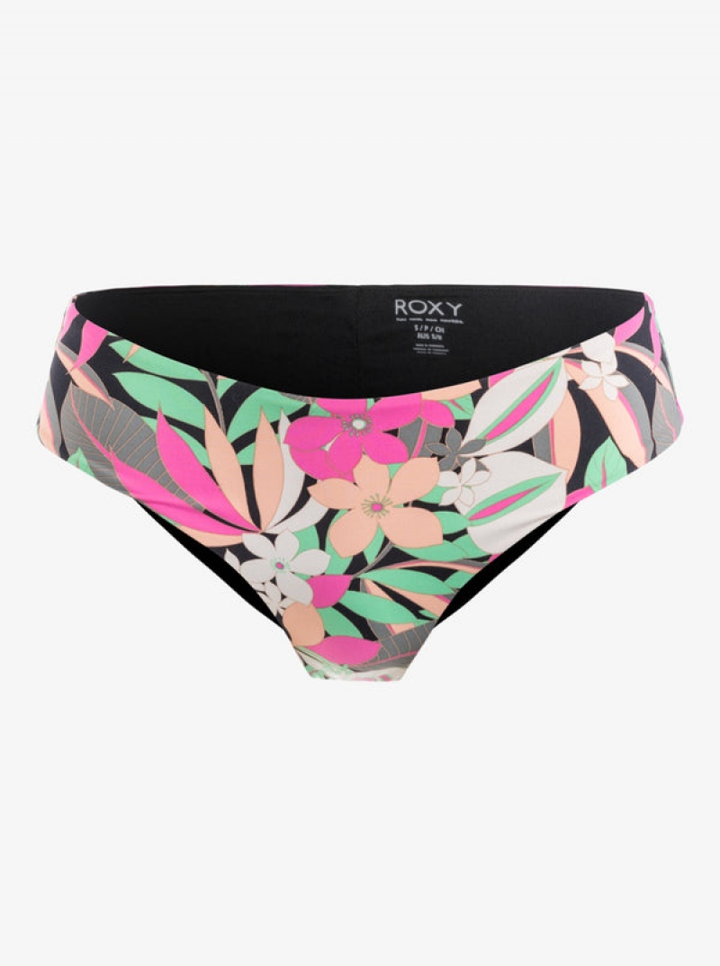 Roxy Printed Beach Classics V-Shape Cheeky Bikini Bottoms | 75309-GHBK