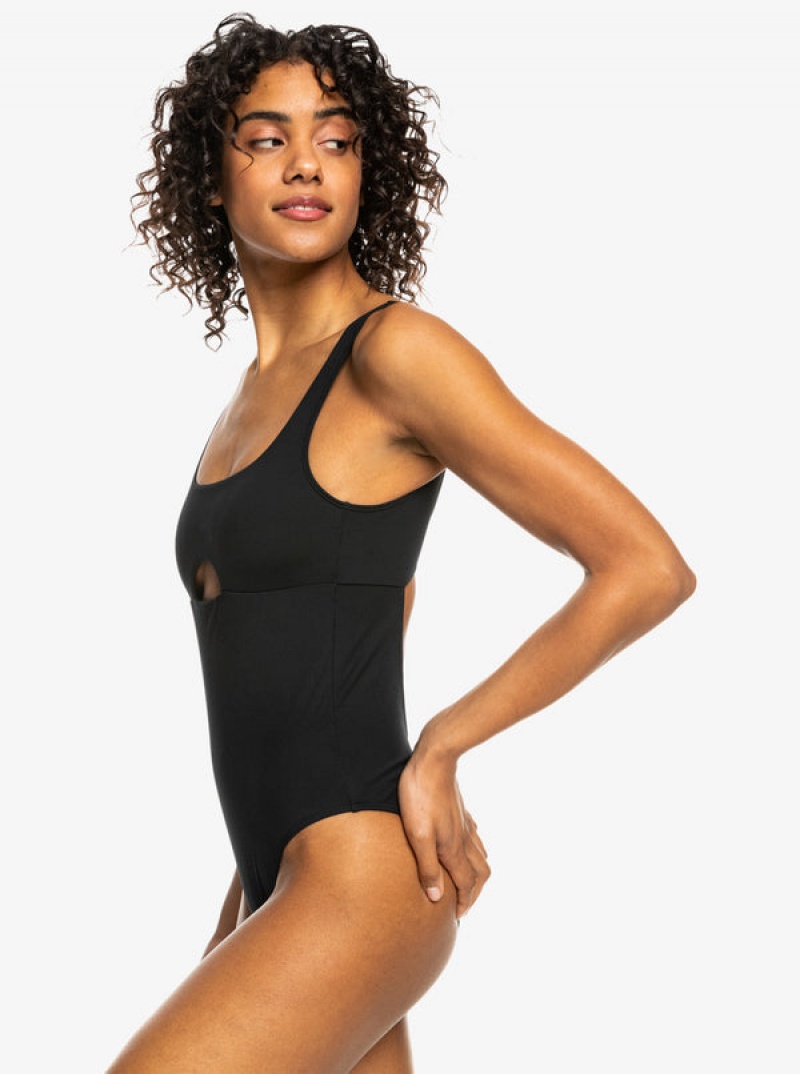 Roxy Pro The Double Line One-Piece Swimsuits | 81023-HJLB