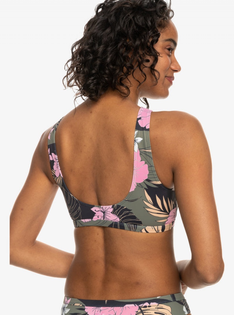 Roxy Pro The Pop Up Bikini Tops | 58067-QJNI