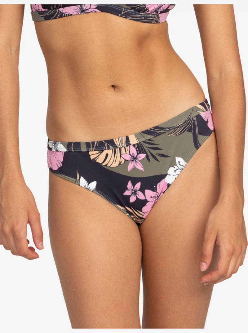 Roxy Pro The Snap Turn Cheeky Bikini Bottoms | 53069-OTMS