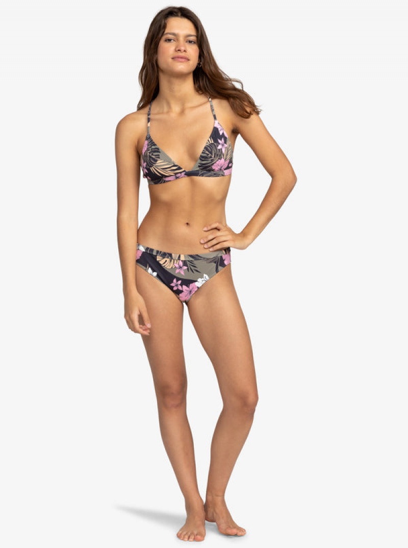 Roxy Pro The Snap Turn Cheeky Bikini Bottoms | 53069-OTMS