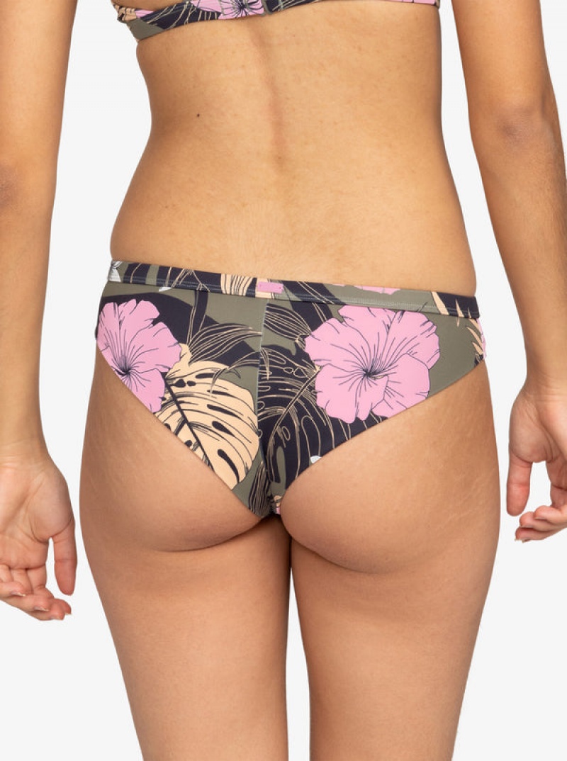 Roxy Pro The Snap Turn Cheeky Bikini Bottoms | 53069-OTMS