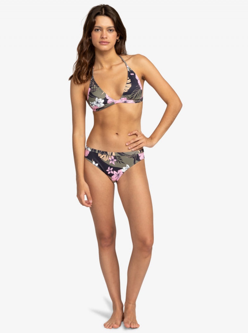 Roxy Pro The True Air Tiki Triangle Bikini Tops | 20396-SLFU