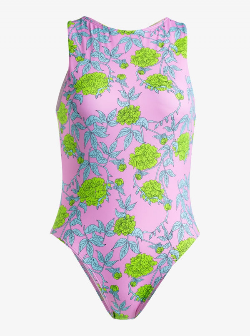 Roxy ROWLEY One-Piece Swimsuits | 40168-ZONX