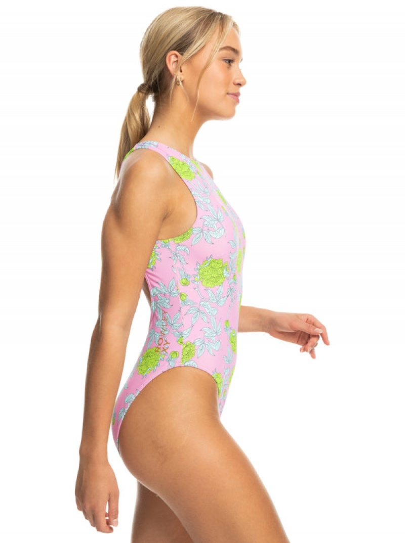 Roxy ROWLEY One-Piece Swimsuits | 40168-ZONX