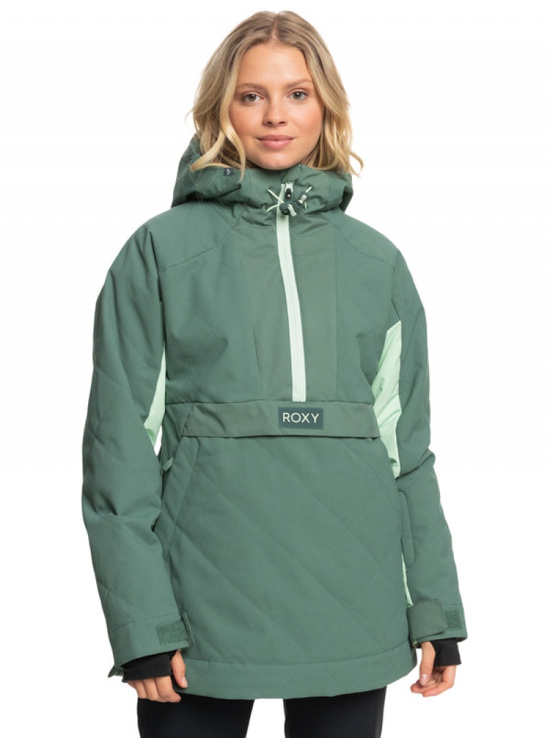 Roxy Radiant Lines Overhead Technical Snowboard Jackets | 91647-INYS