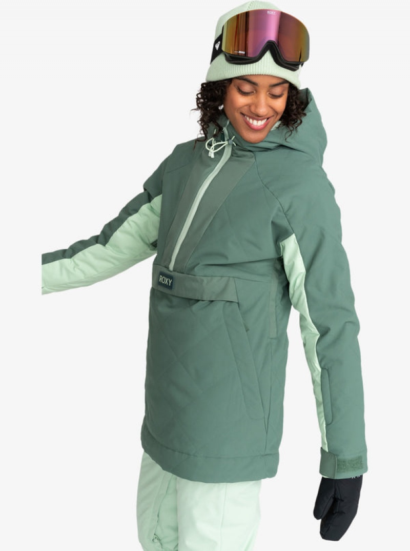 Roxy Radiant Lines Overhead Technical Snowboard Jackets | 91647-INYS