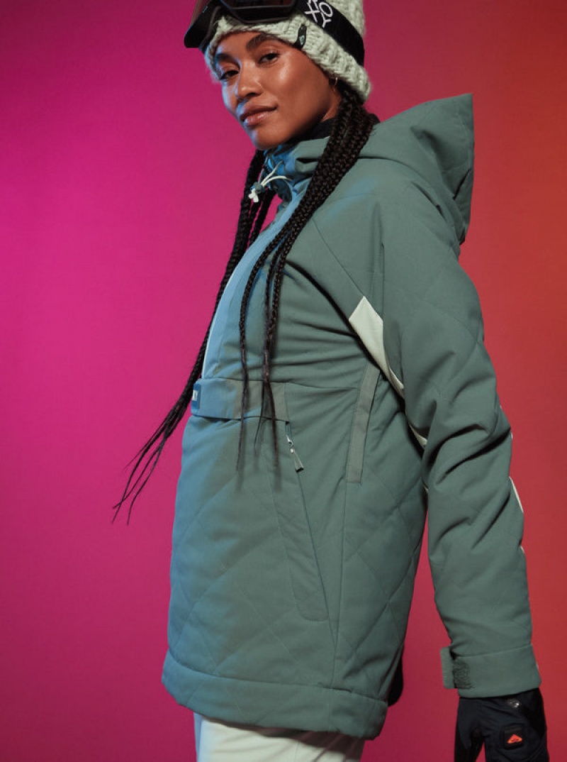 Roxy Radiant Lines Overhead Technical Snowboard Jackets | 91647-INYS