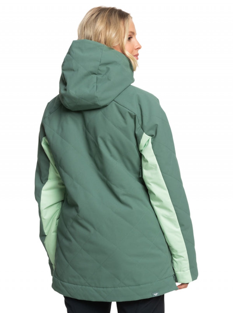 Roxy Radiant Lines Overhead Technical Snowboard Jackets | 91647-INYS