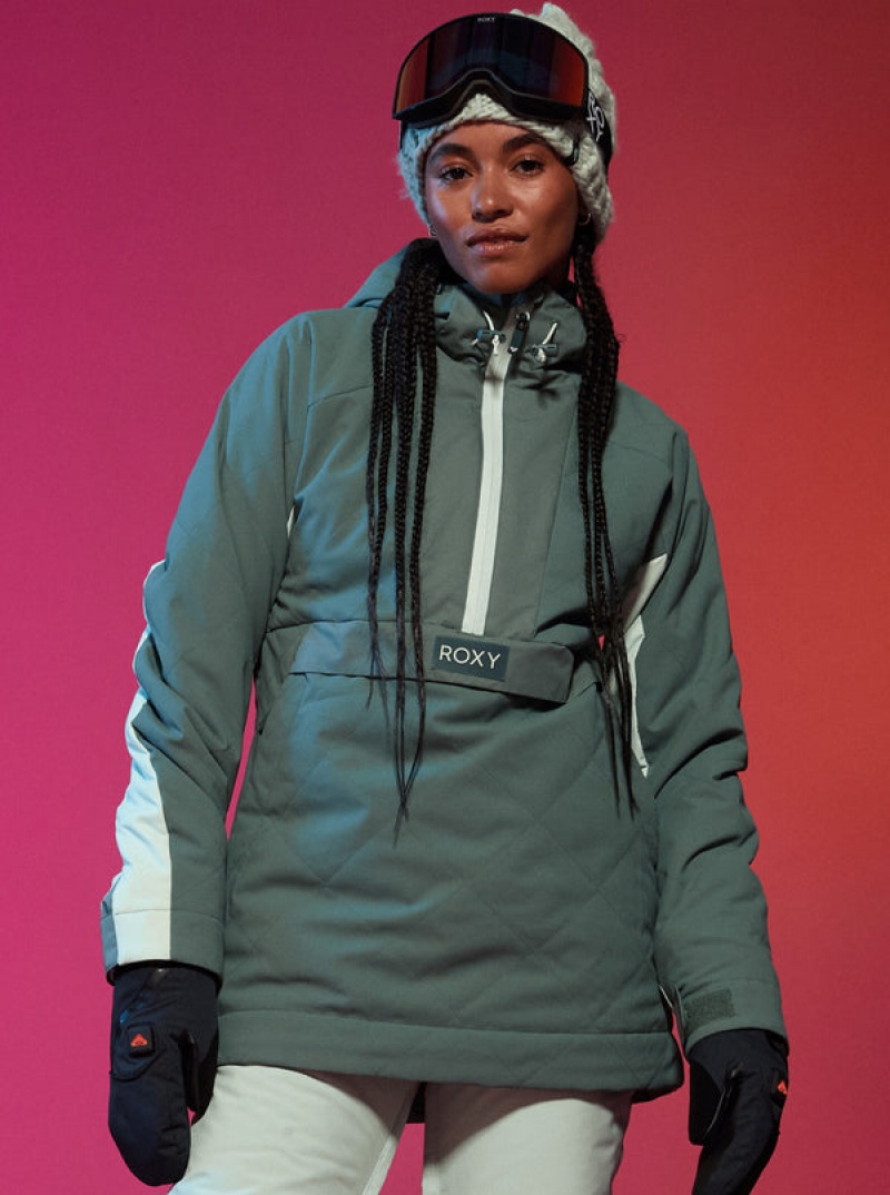 Roxy Radiant Lines Overhead Technical Snowboard Jackets | 91647-INYS