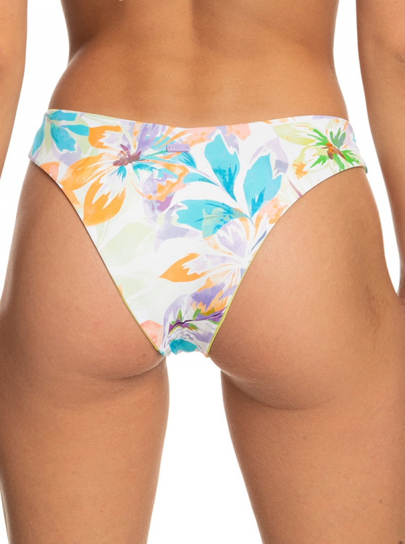 Roxy Retro Reversible Cheeky Bikini Bottoms | 75496-NEHI