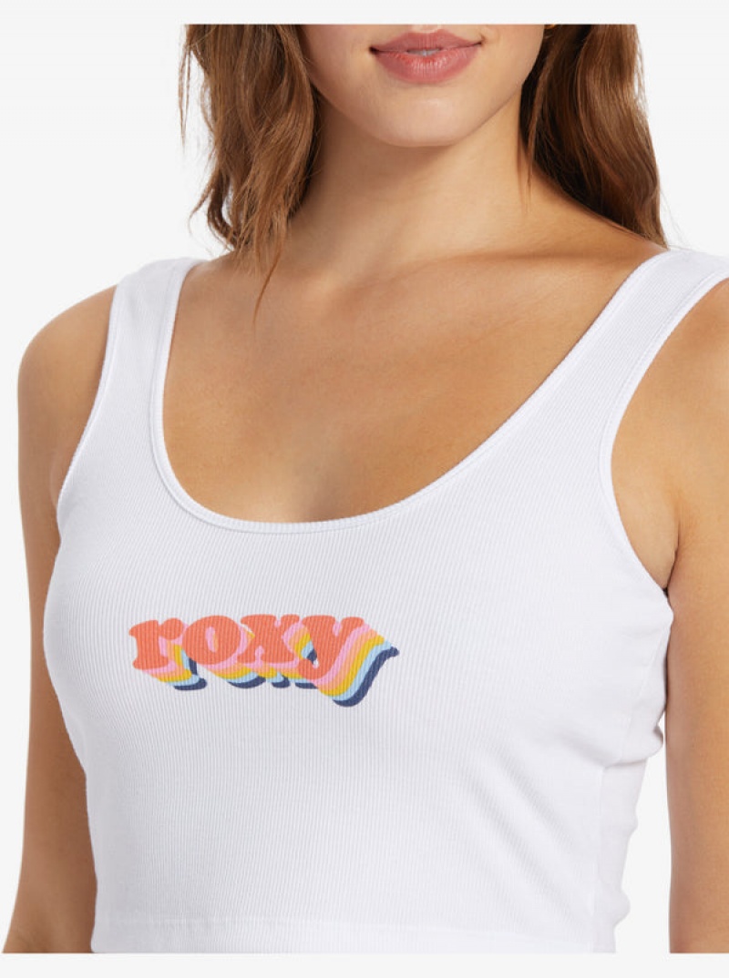 Roxy Retro Stack Tanks | 48053-ZHUB