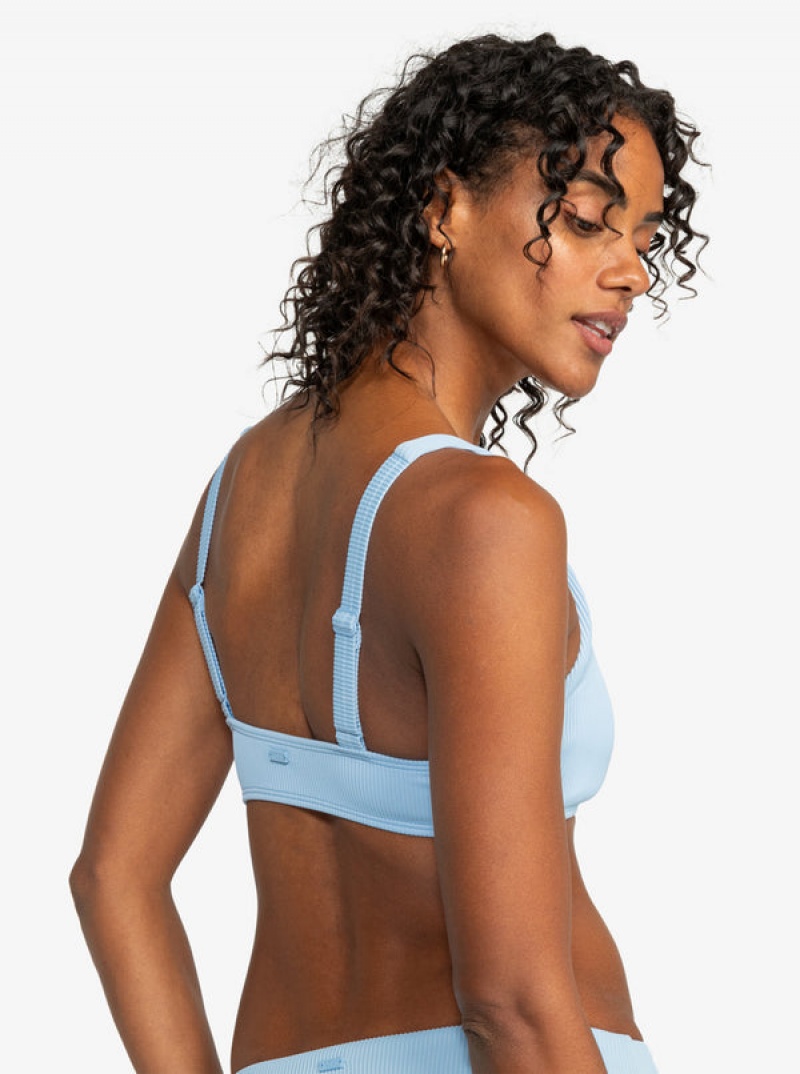 Roxy Rib Love The Glassy Bikini Tops | 37169-XUHC