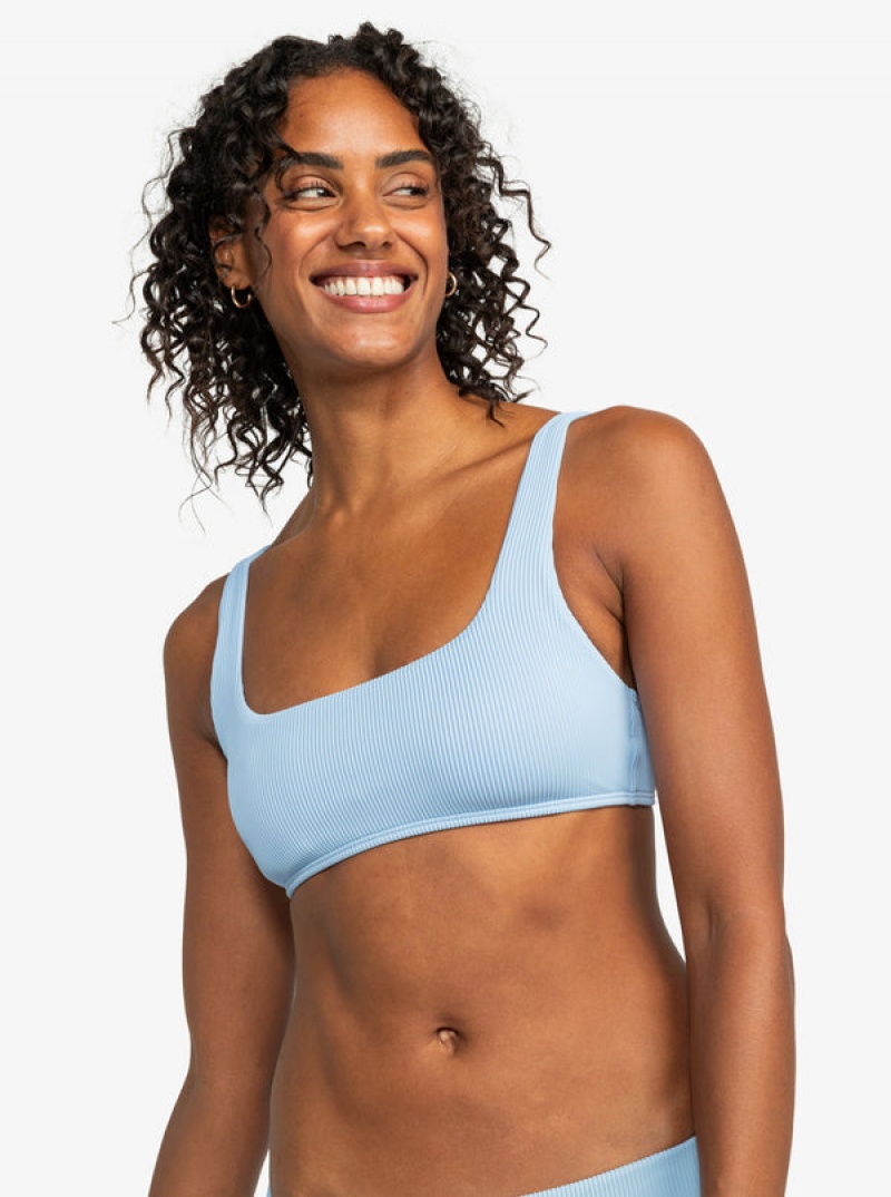 Roxy Rib Love The Glassy Bikini Tops | 37169-XUHC