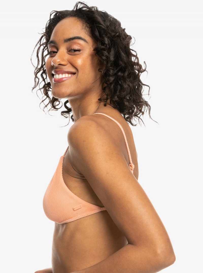 Roxy Rib Love The Quiver Bikini Tops | 43159-AKPX