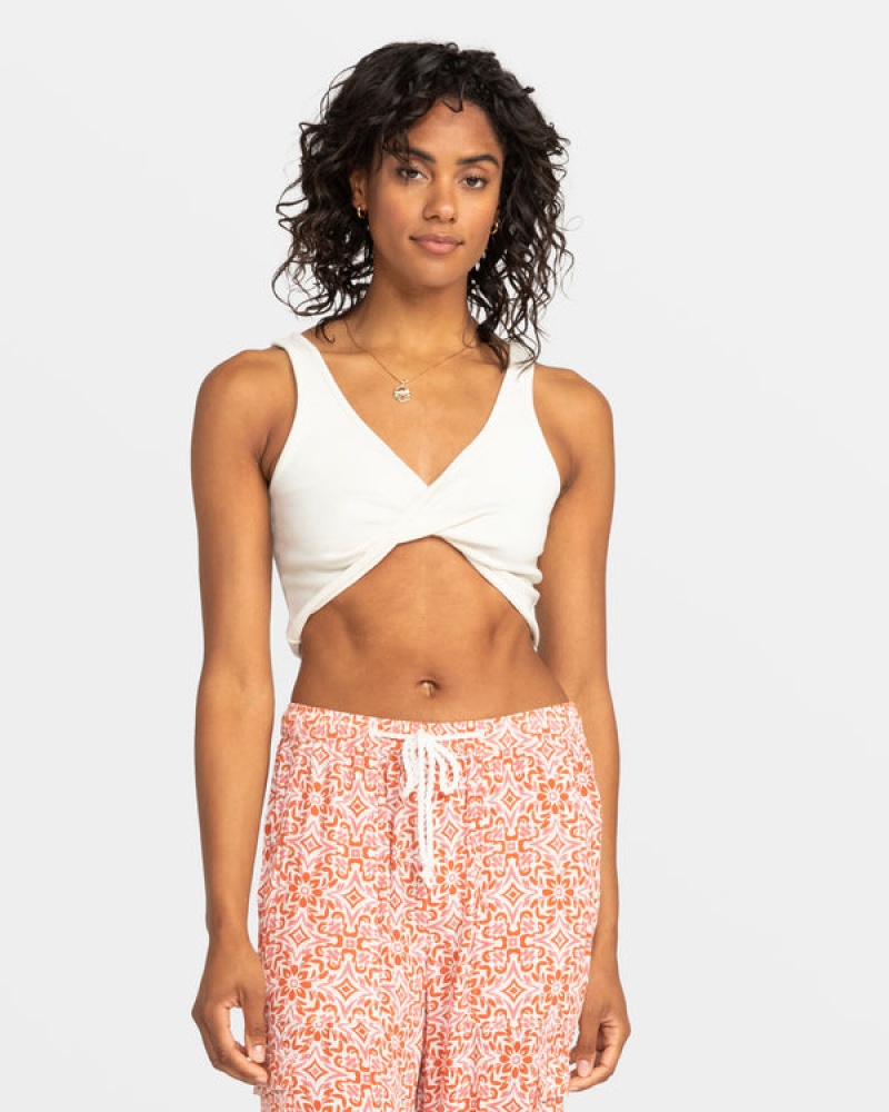 Roxy Riviera Cropped Tanks | 07912-POLW