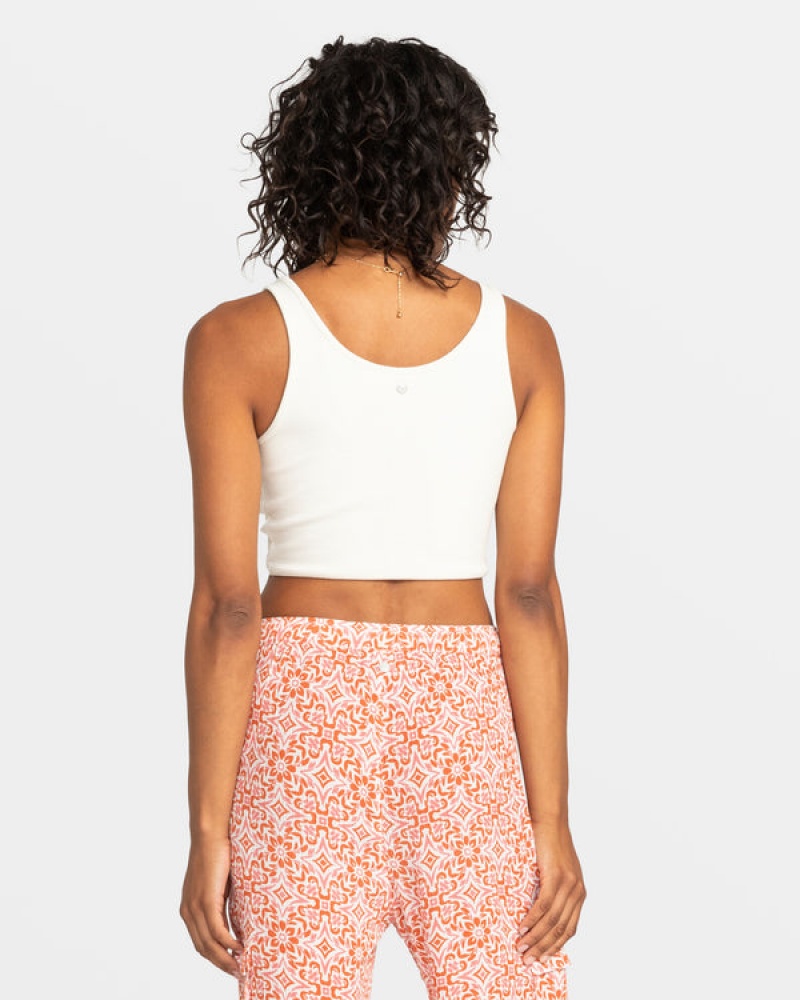 Roxy Riviera Cropped Tanks | 07912-POLW