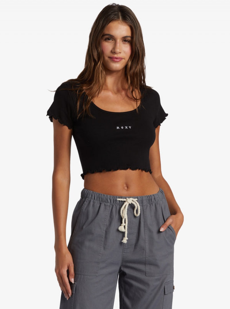 Roxy Roxify Scoop Neck T-shirts | 29638-VOLY