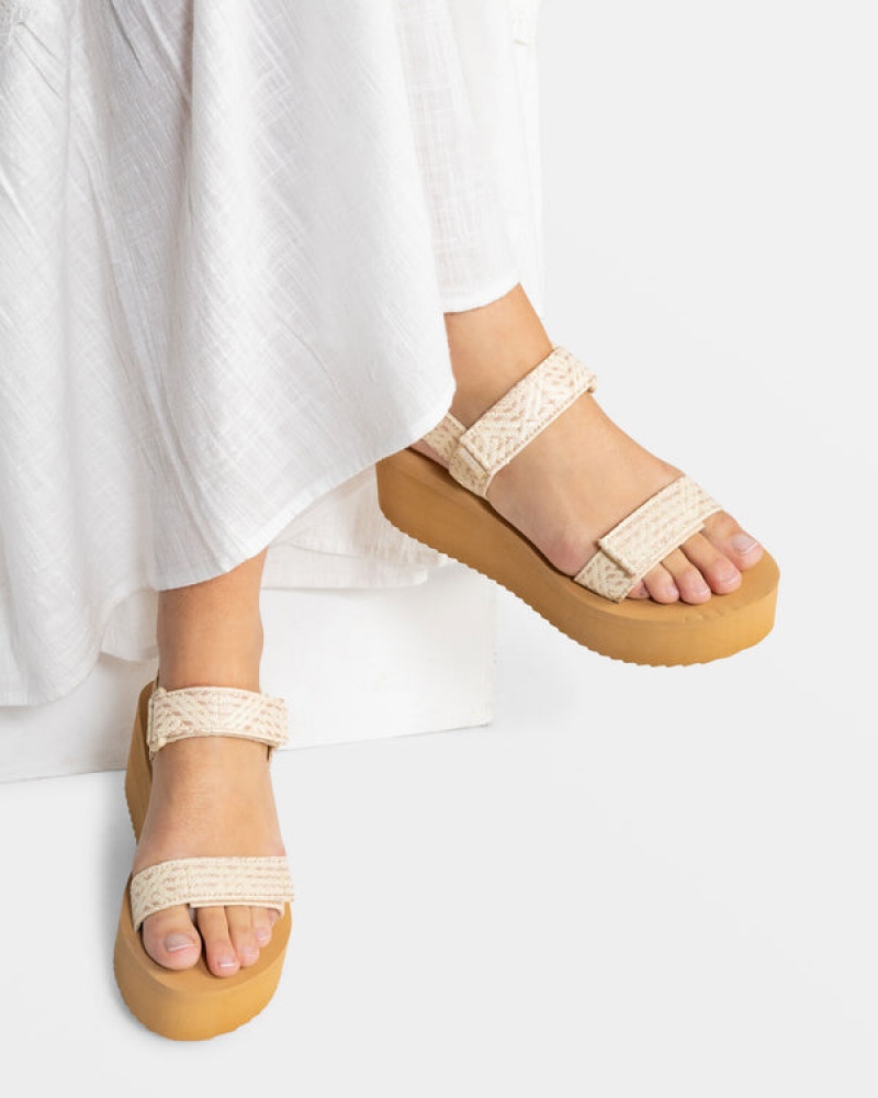 Roxy Salty Sun Platform Sandals | 25390-SKVU