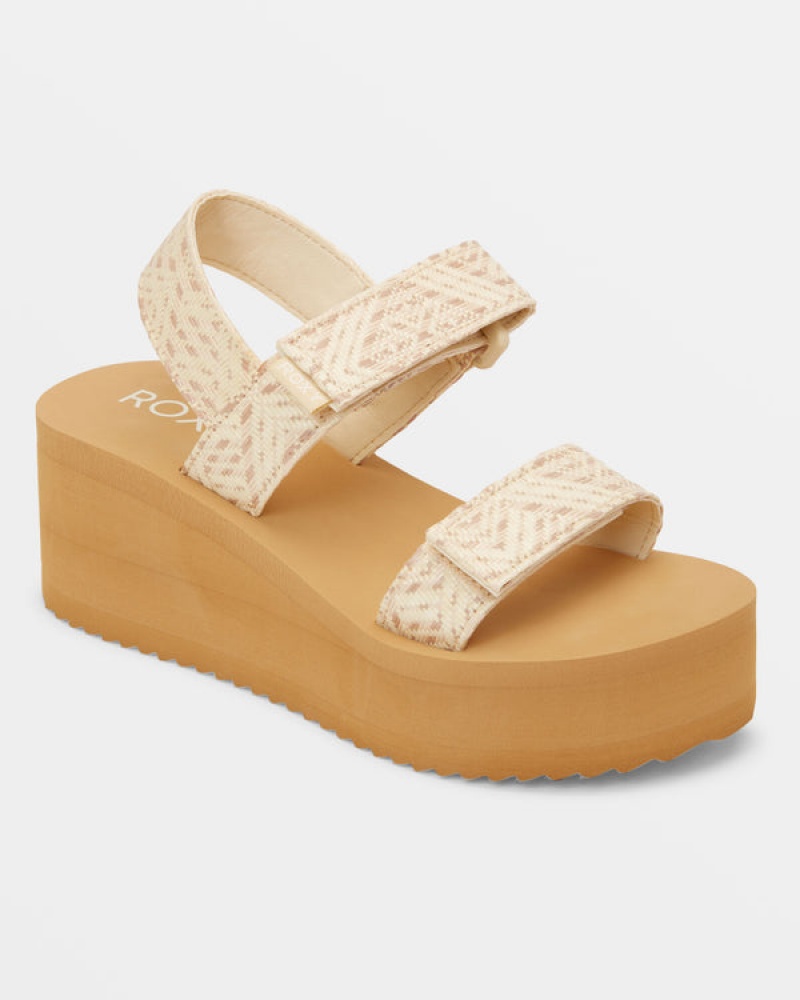 Roxy Salty Sun Platform Sandals | 25390-SKVU