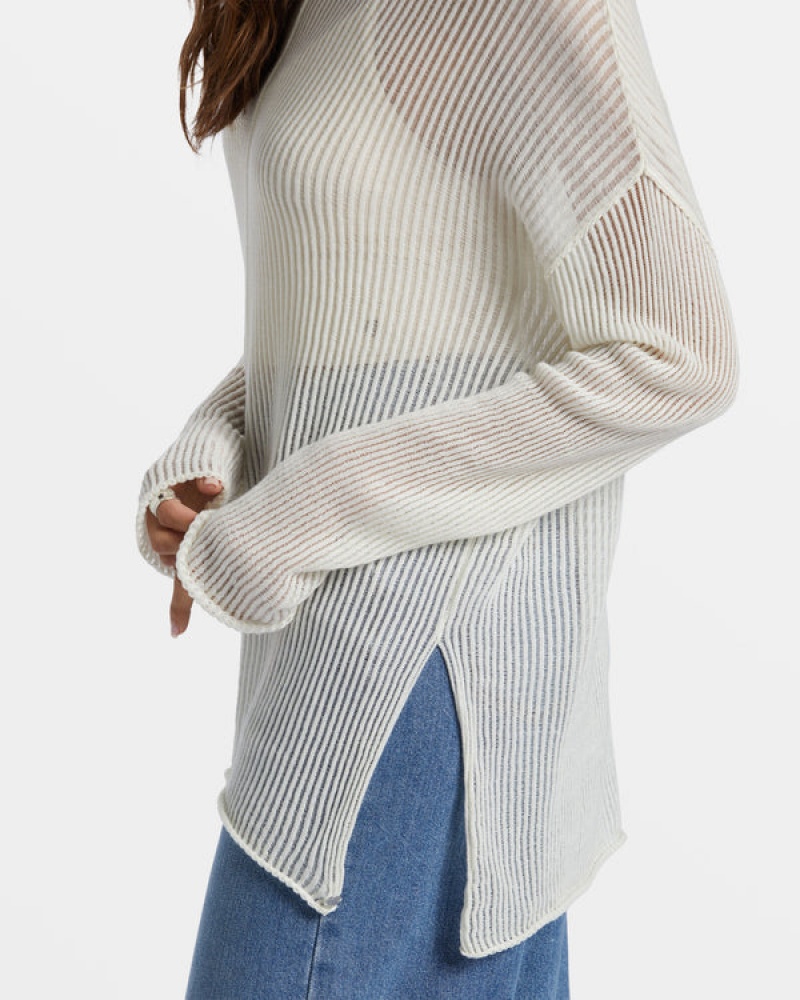 Roxy Santa Monica Crew Neck Sweaters | 18405-MHCJ