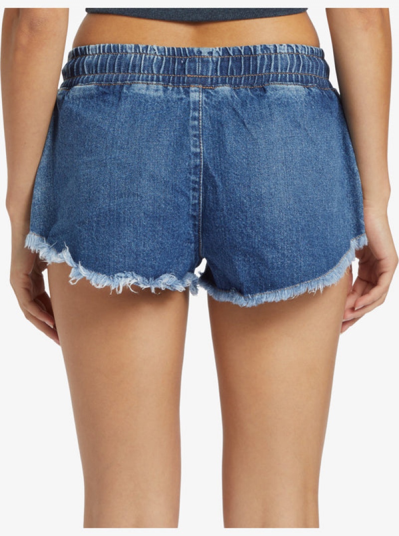 Roxy Scenic Route Denim Denim Shorts | 35279-OIUD