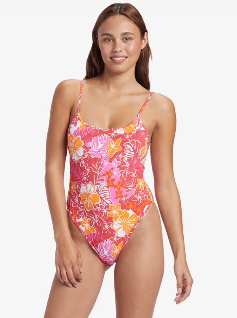 Roxy Sea Spray One-Piece Swimsuits | 52698-ZKAX