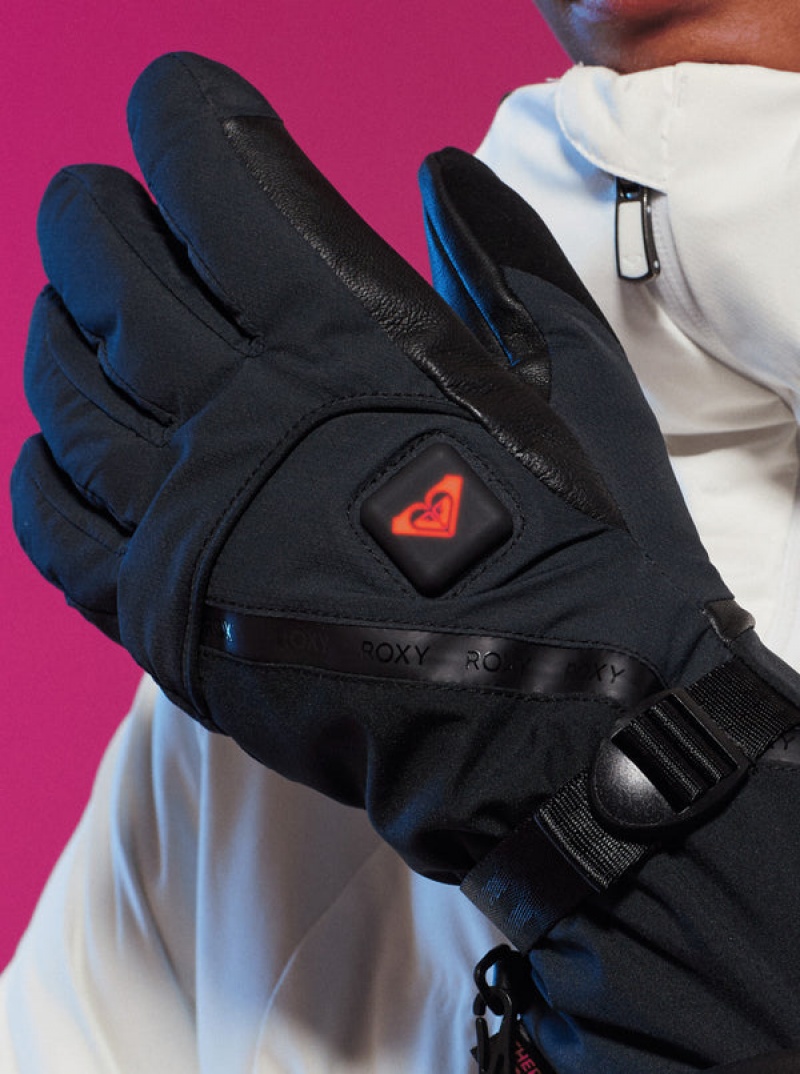 Roxy Sierra Warmlink Technical Heated Gloves | 42783-DTOS