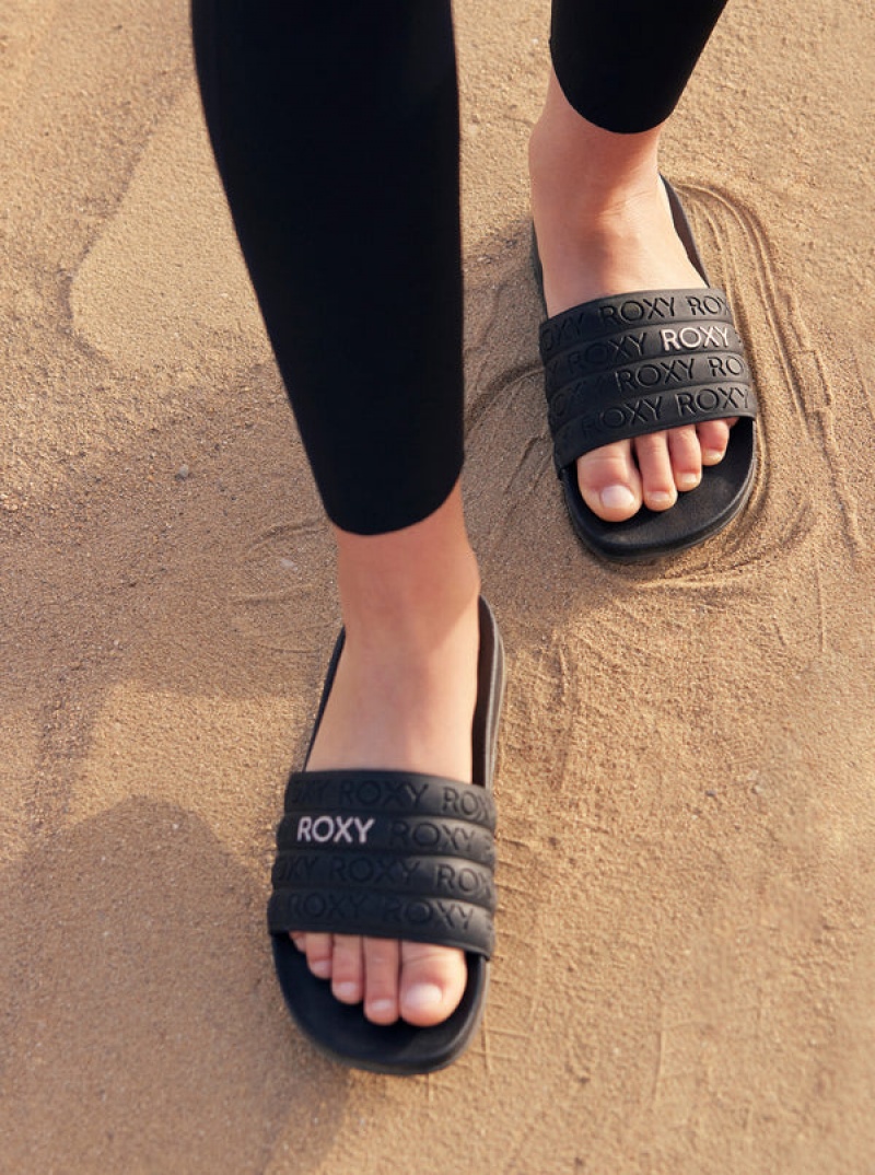 Roxy Slippy Water-Friendly Sandals | 72168-QZKH