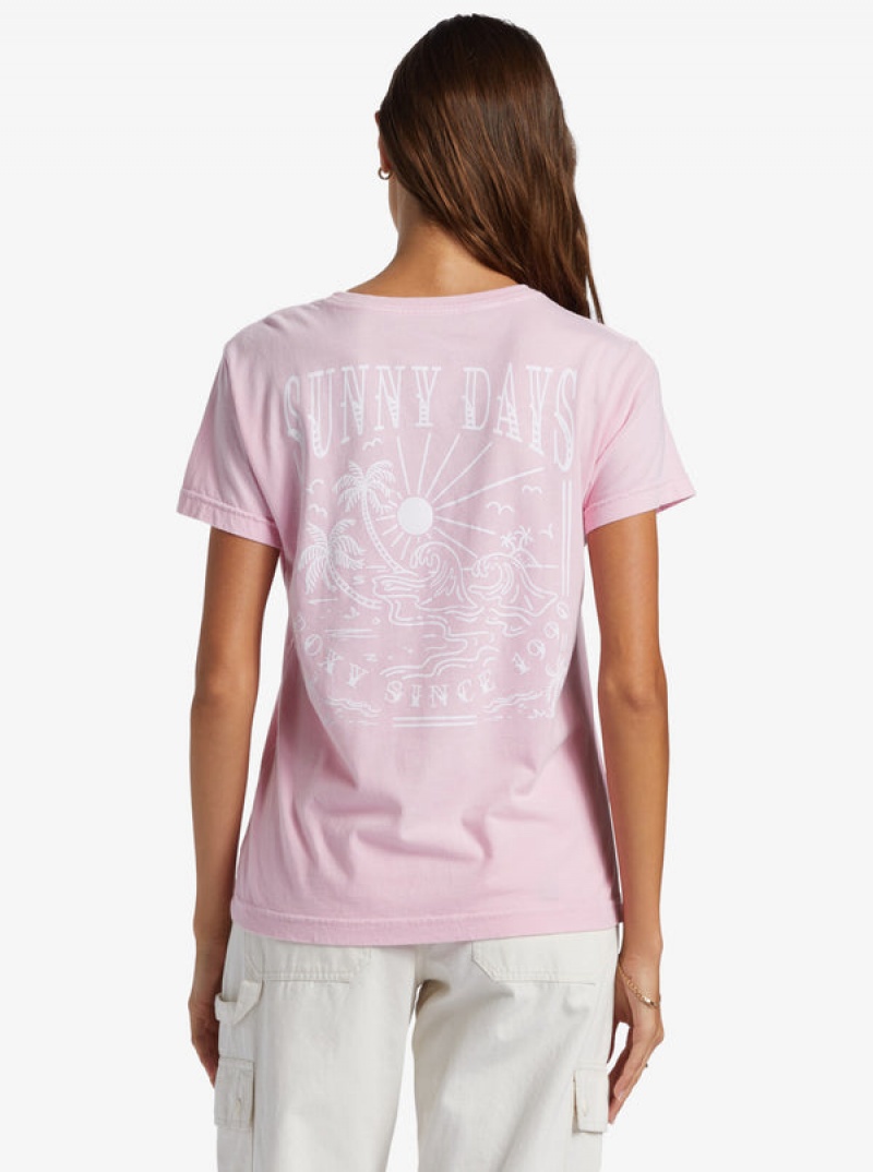 Roxy Sunny Days Boyfriend T-shirts | 89370-JEWF