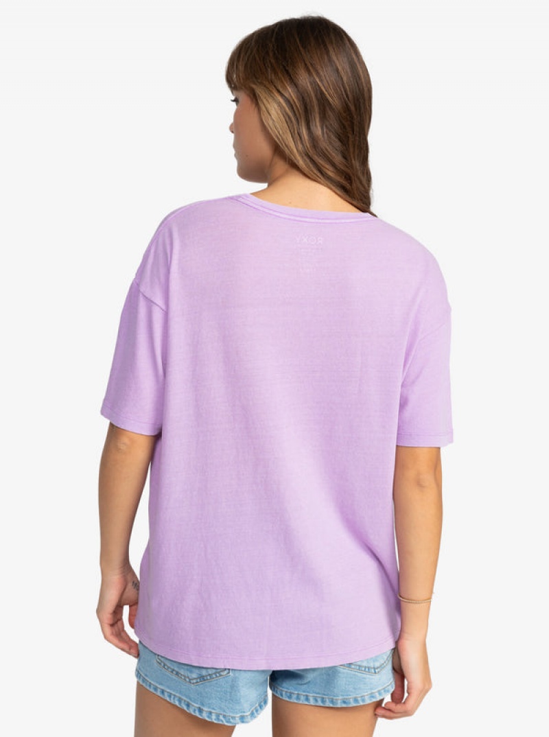 Roxy Sunny Days Oversized T-shirts | 92135-OKLC