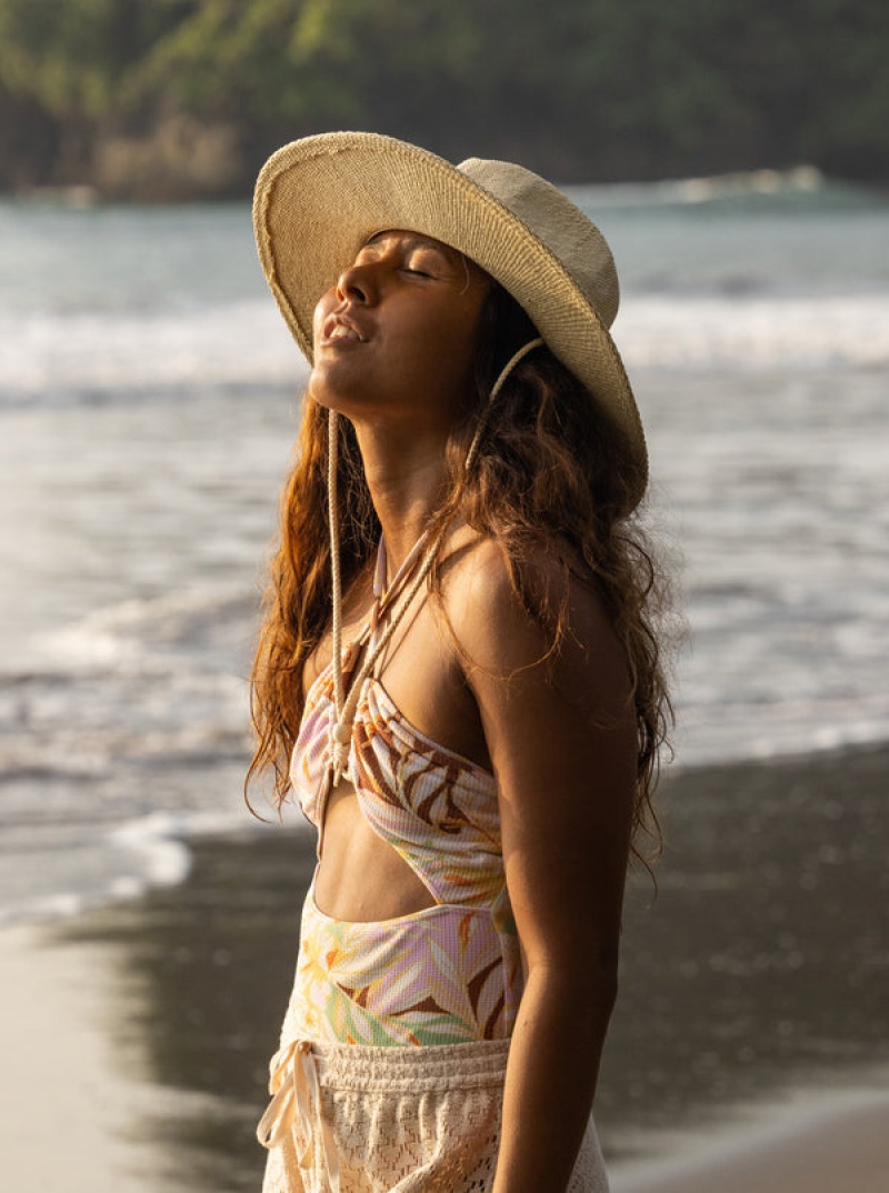 Roxy Sunny Kisses Sun Hats | 60432-WAVE