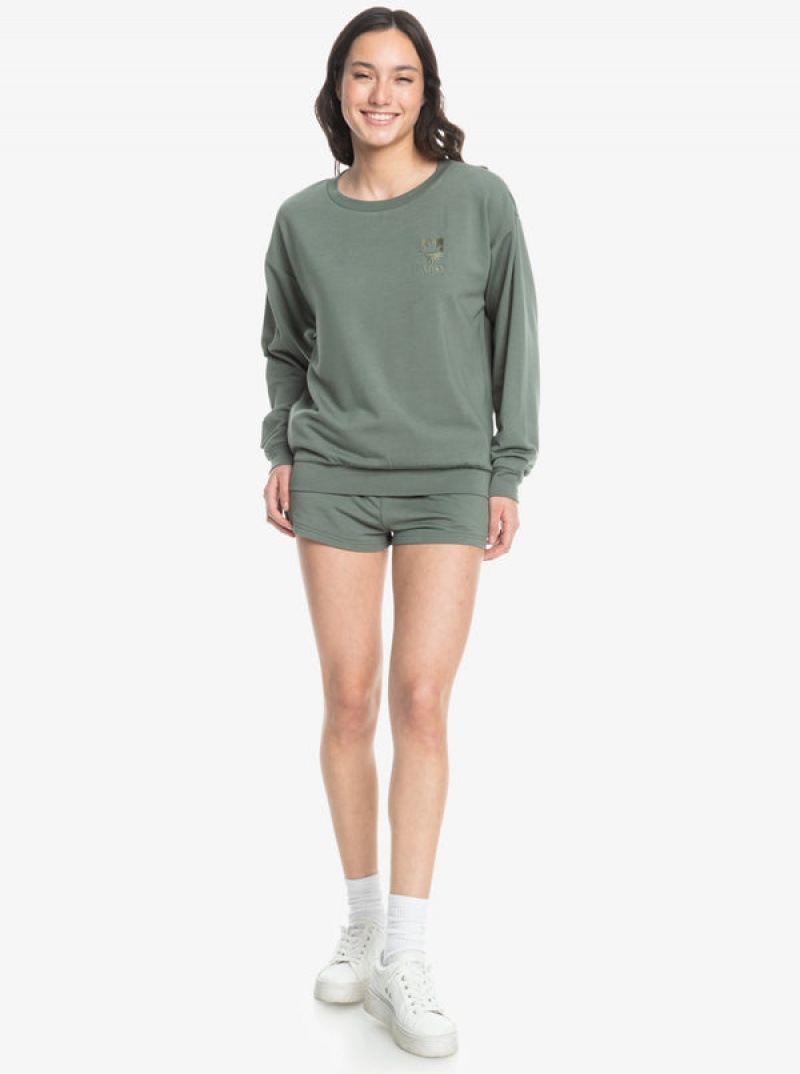 Roxy Surfing By Moonlight B Cozy Lounge Hoodie | 43187-BSJL