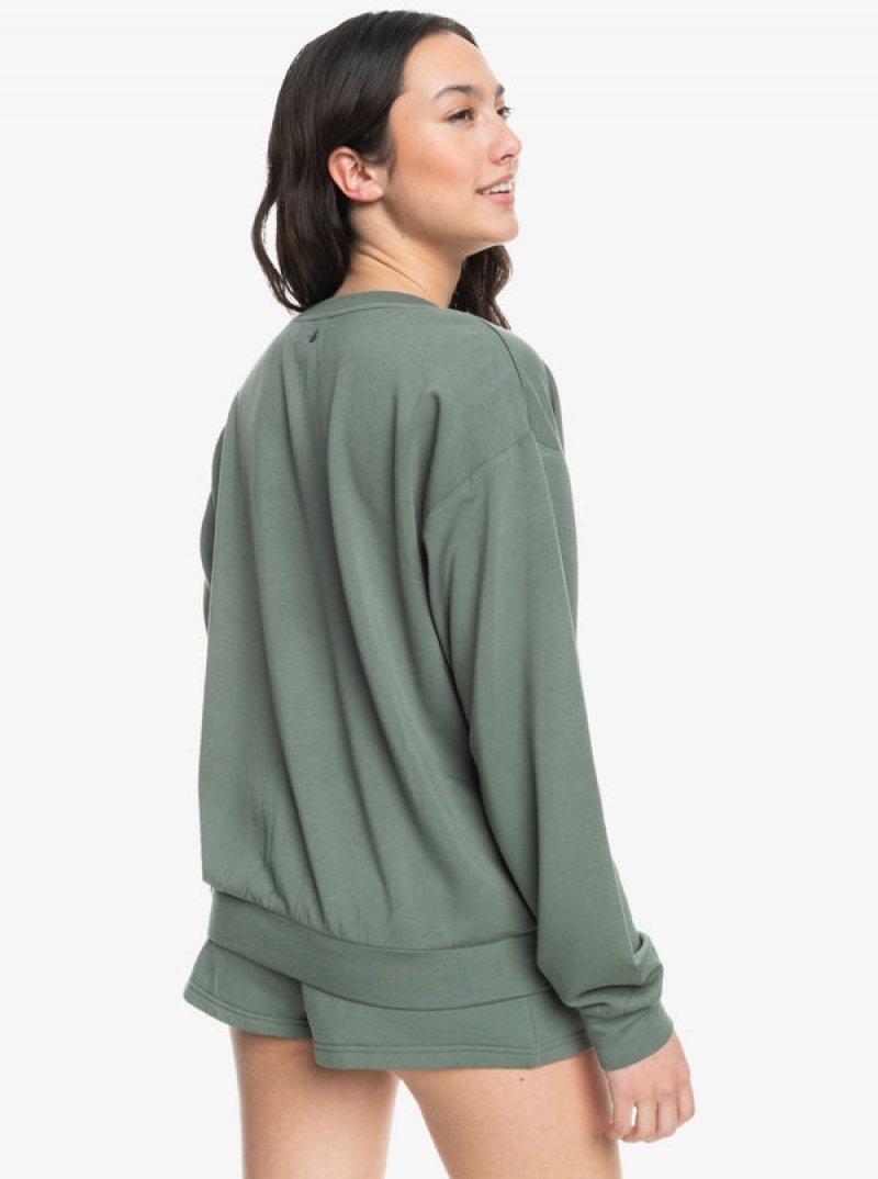 Roxy Surfing By Moonlight B Cozy Lounge Hoodie | 43187-BSJL