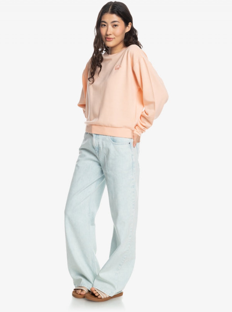 Roxy Surfing By Moonlight B Crew Neck Loungewear | 91240-UYDB