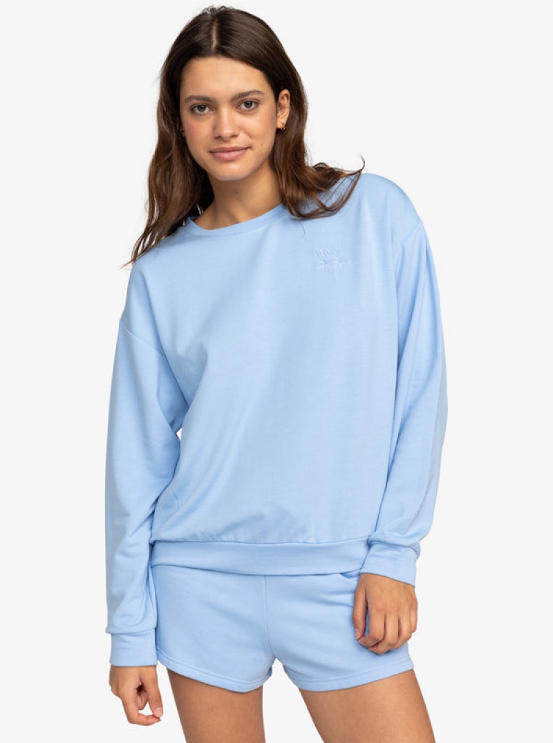 Roxy Surfing By Moonlight C Crew Neck Hoodie | 76142-JAQW