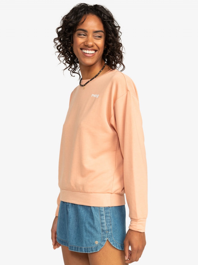 Roxy Surfing By Moonlight Crew Neck Hoodie | 21374-DNEA