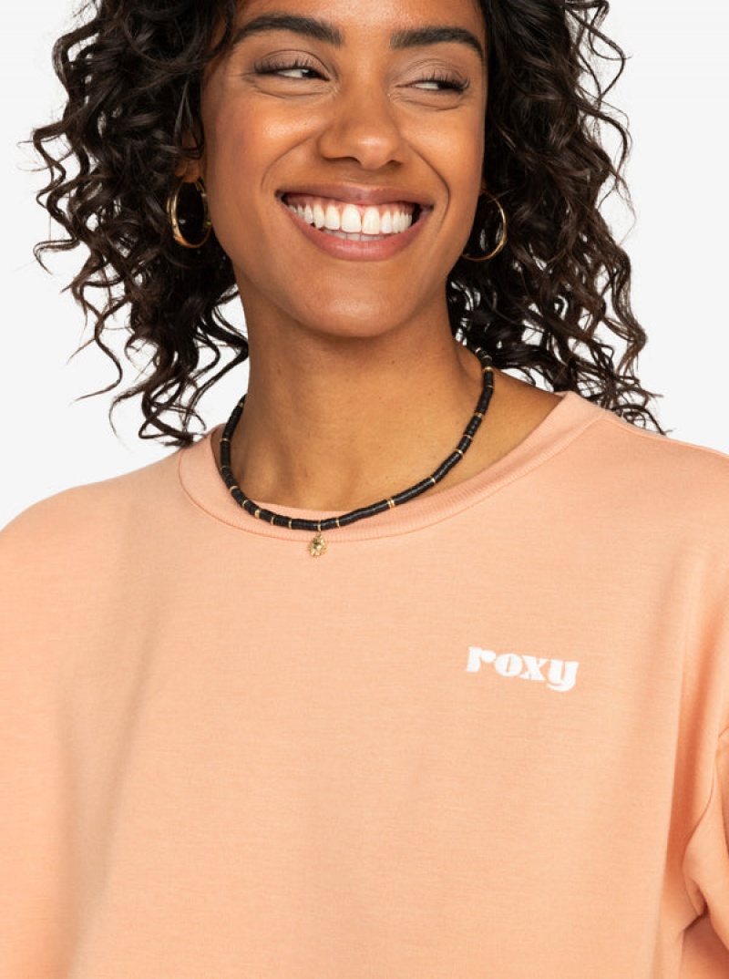 Roxy Surfing By Moonlight Crew Neck Hoodie | 21374-DNEA